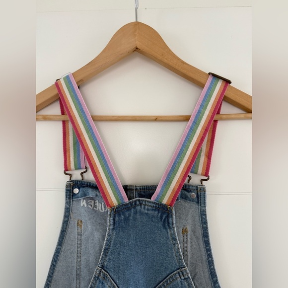 Target Take Pride Queen Denim Overalls, adult size small. - Picture 5 of 9